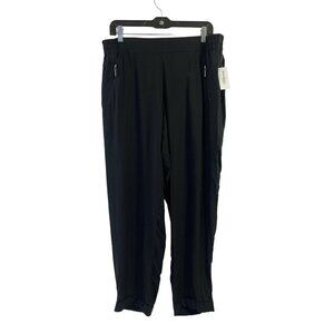 Roz & Ali Women's Loose Black Pants